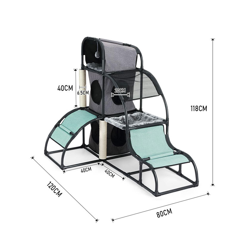 Cat Kitten Condo 120 x 118cm Scratching Post Tree - Image 2