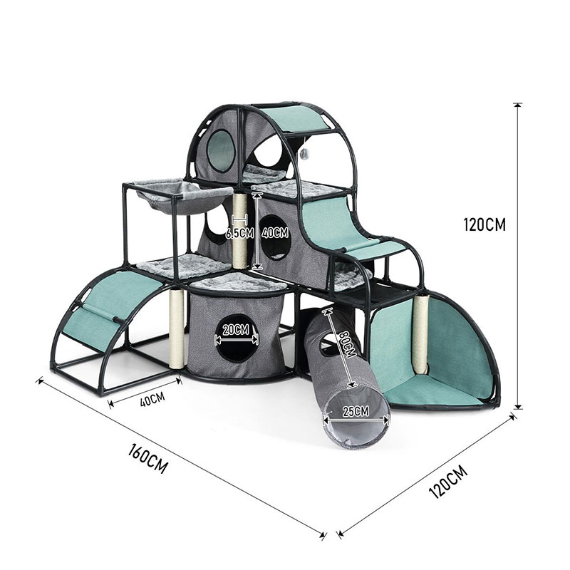Cat Kitten Condo 160 x 120cm Scratching Post Tree - Image 2