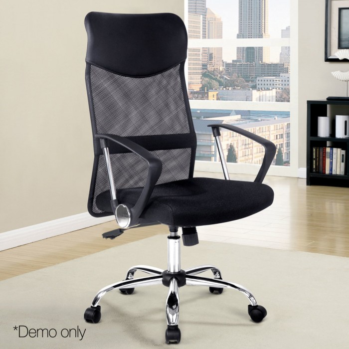 Executive High Back Mesh Chair Black - Image 5