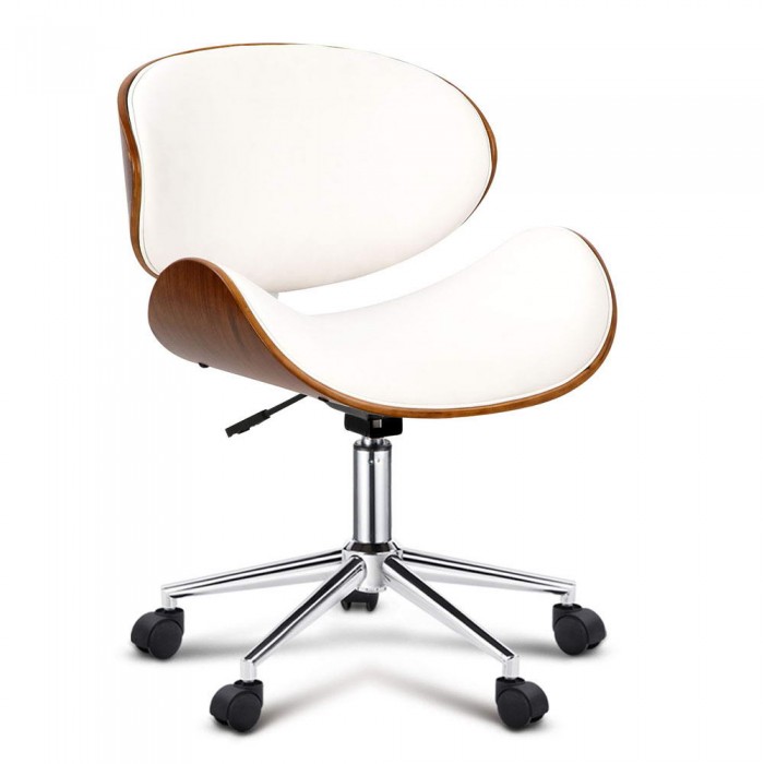 Executive Wooden Office Chair White