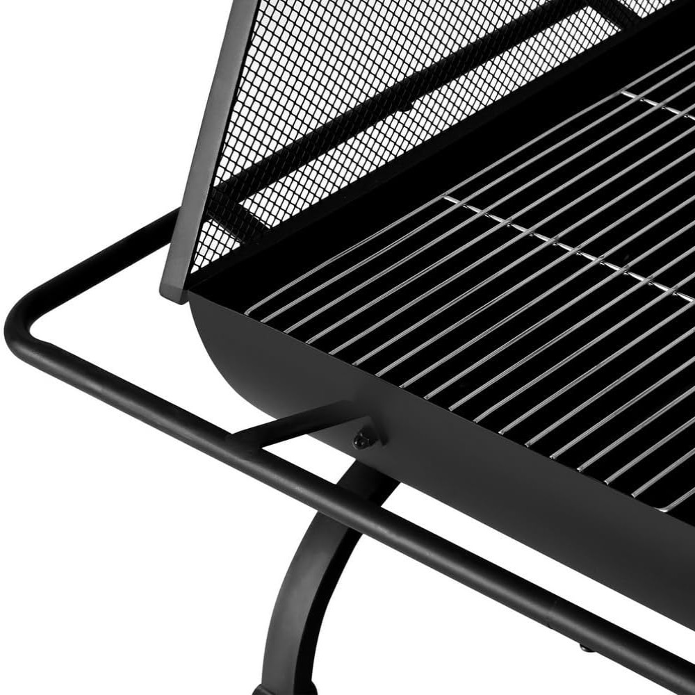 Portable Fire Pit BBQ 90 x 65cm - Image 3