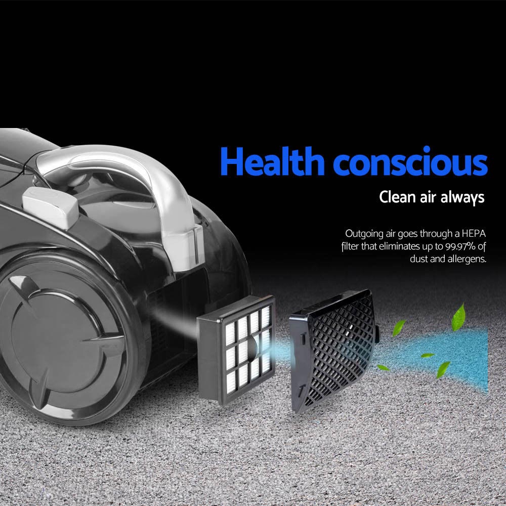 Vacuum Cleaner Bagless 2200W Black - Image 10