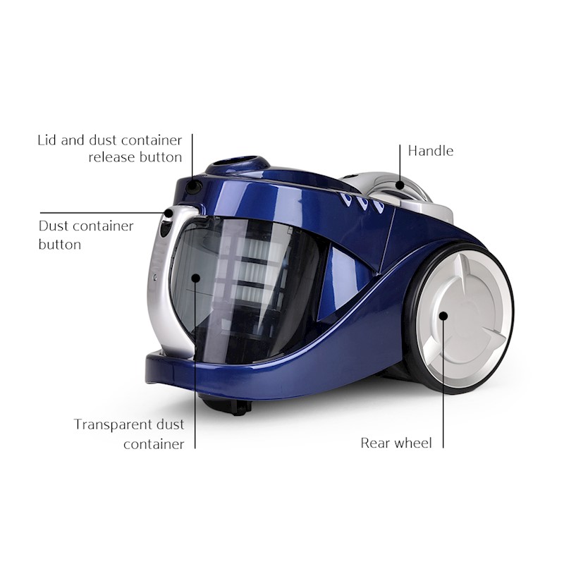 Vacuum Cleaner Bagless 2200W Blue - Image 3