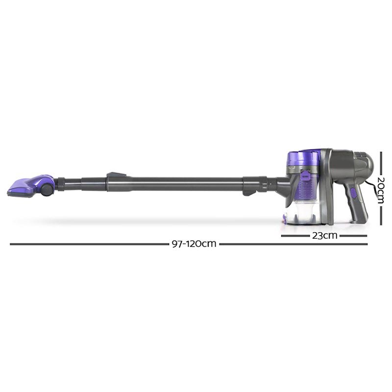 Vacuum Cleaner 450W Stick Bagless Purple & Grey - Image 2